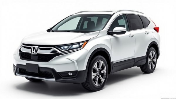 Sleek white 2026 Honda CR-V in a studio setting
