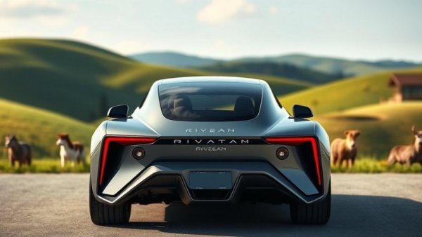 Rivian 2027 profit goal autonomy sleek vehicle design