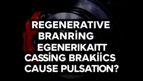 Brake pulsation myth debunked in EVs; regenerative braking not the cause.