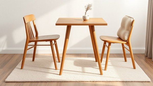 Wayfair Closeout Deals: Modern furniture set with table, chair, and rug