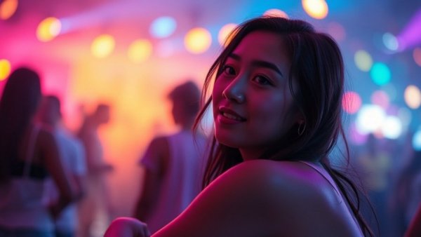 Loneliness among introverts: young woman sits alone at a party.