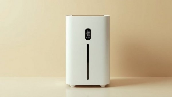 Modern air purifier with digital display; best air purifiers for allergies