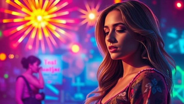 Vibrant women sharing secret, highlighting gossip and empathy transformation.