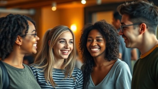 Happy teens smiling, representing teenage self-esteem statistics.