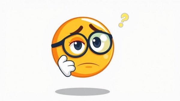 Confused emoji examining workout with monocle