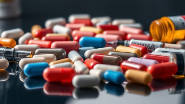 GLP-1 medications including injector pens and capsules reflecting on surface, illustrating safety issues.