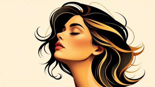 Abstract woman's face with closed eyes symbolizing overcoming people-pleasing behavior.