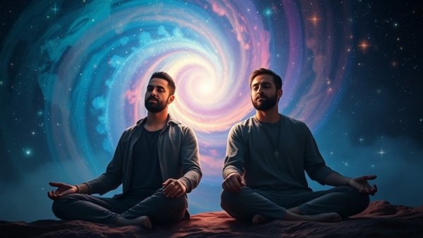 The power of authentic friendship visualized as a glowing connection.