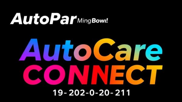 Auto repair event announcement with colorful, modern typography.