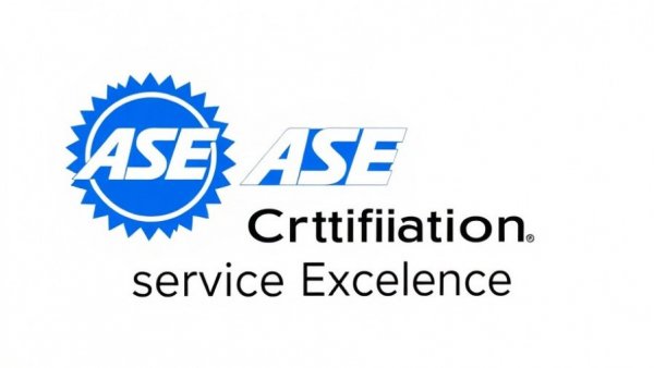 ASE certification logo for automotive service excellence.