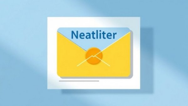 Styled newsletter with health theme and envelope icon