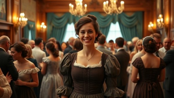 Hope Valley: 1874 Season 2 lively gathering scene.