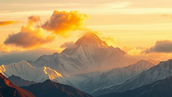 Mount Everest at sunrise representing 1996 Everest Disaster Lessons.
