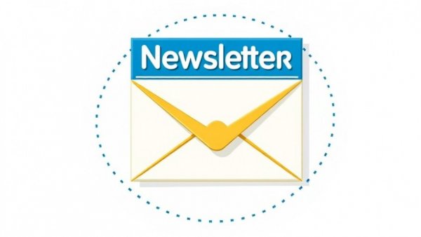Newsletter layout with envelope icon for health updates.