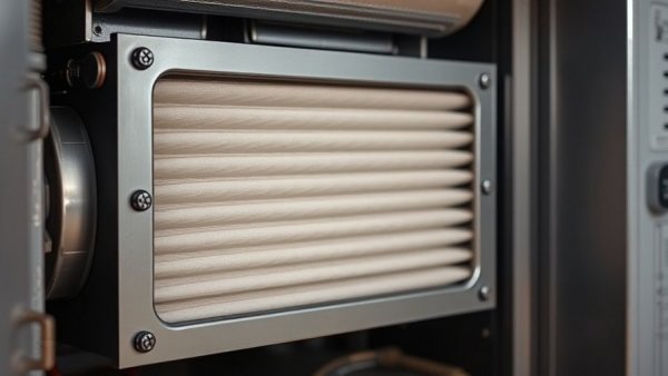 Clean HVAC air filter installed for home maintenance.