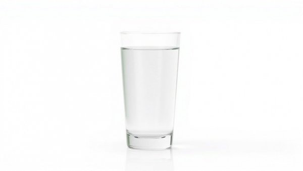 Crystal clear glass of water on white, symbolizing drinking water safety.