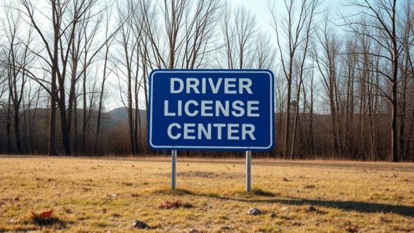 Pennsylvania driver's license center sign suggesting retest requirement
