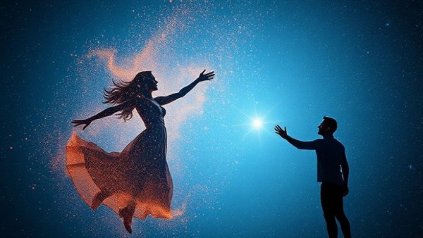 Artistic depiction of missing my ex with ethereal silhouette.