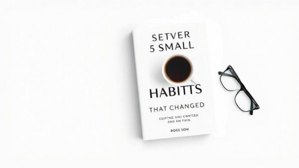 E-book cover with coffee cup, text 'Easy Habits'.