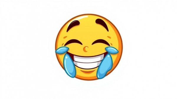 Sweat smile emoji showing amusement and relief