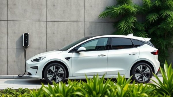Sleek electric car charging to reduce electric vehicle costs.