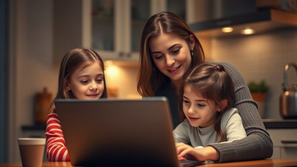 Mother and daughter finding reliable information for parenting neurodivergent kids.