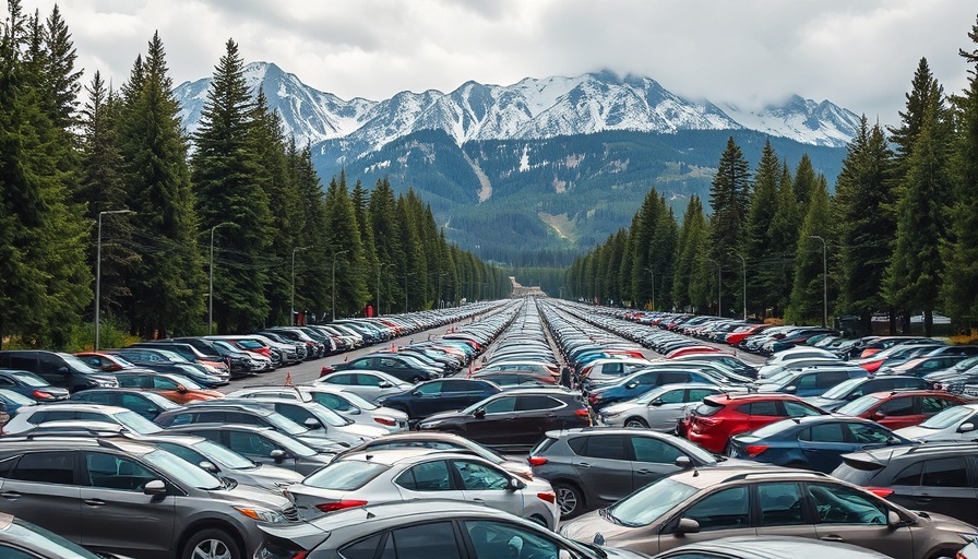 Record attendance at U.S. National Parks in 2024 with crowded parking lot