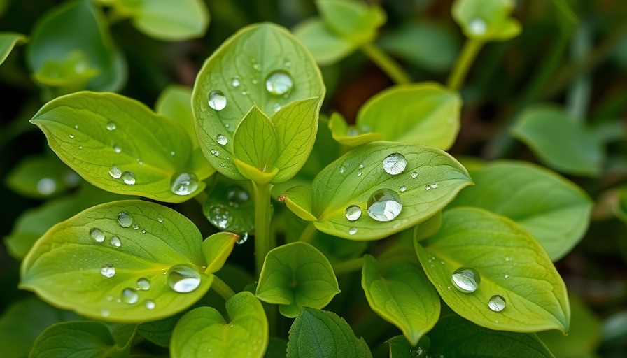 Close-up of lamb's quarters plant for backyard herbal remedies.