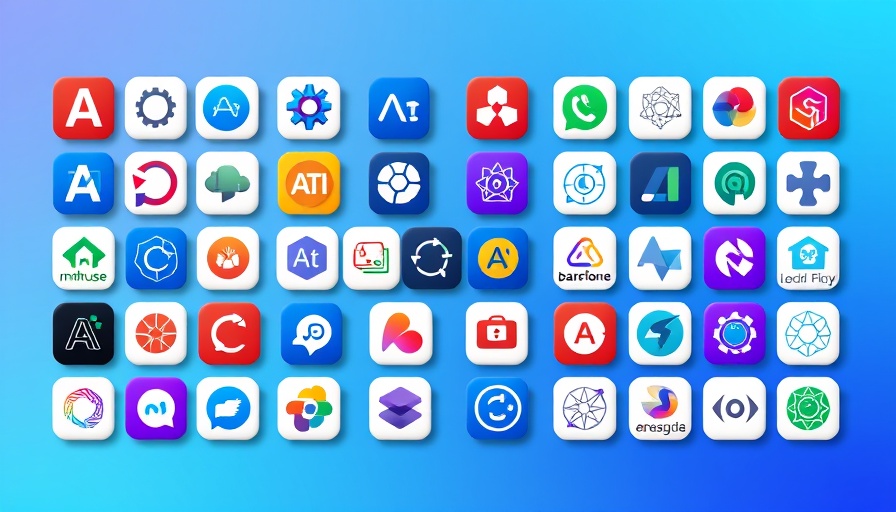 Best Free AI Tools for Students in 2025 icons arranged on a blue background.