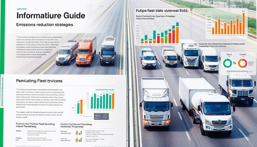 Emissions reduction fleet resources guide cover with vehicles and charts.