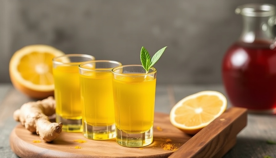 Anti-inflammatory Ginger Turmeric Immunity Shots