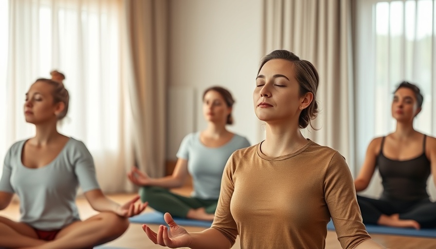 Meditation for well-being in a serene studio setting.