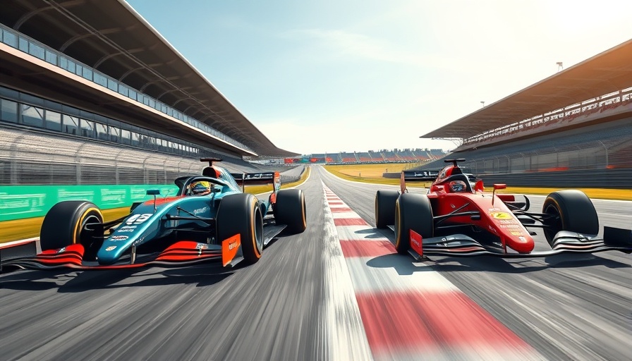 Oscar Piastri outqualifies Lando Norris in intense F1 race scene.