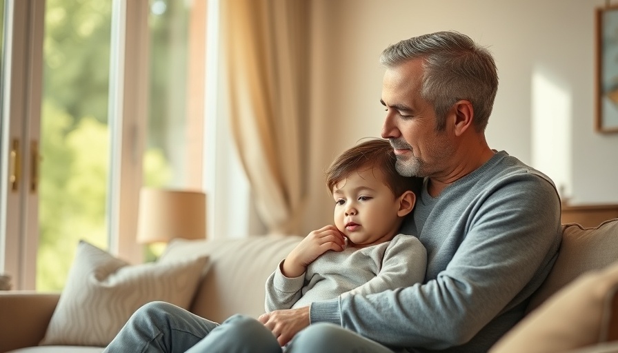 Parent helping child manage anxiety with calm conversation.