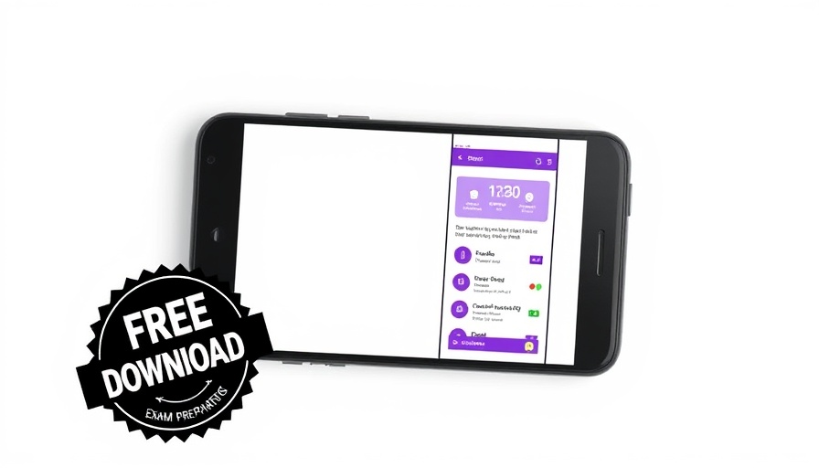 ArCarrierPoint.net Exam Prep Hub promotion with smartphone app.