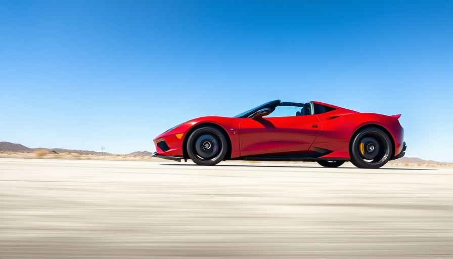 2025 Chevrolet Corvette ZR1 in vibrant red on an open road