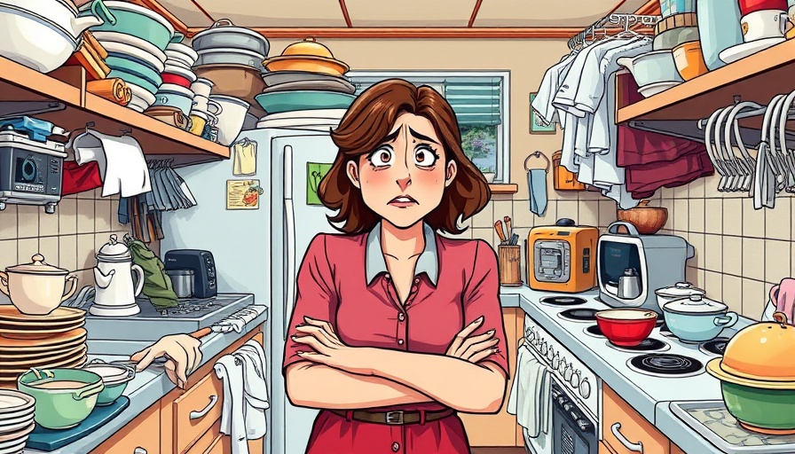 Home cleaning tips for messy kitchens and overwhelmed people.