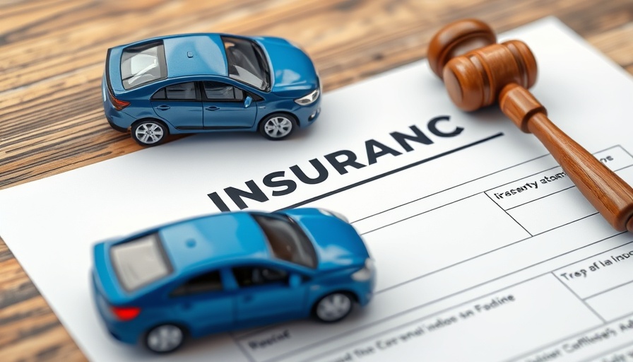 No-Fault Insurance concept with toy car and claim form.