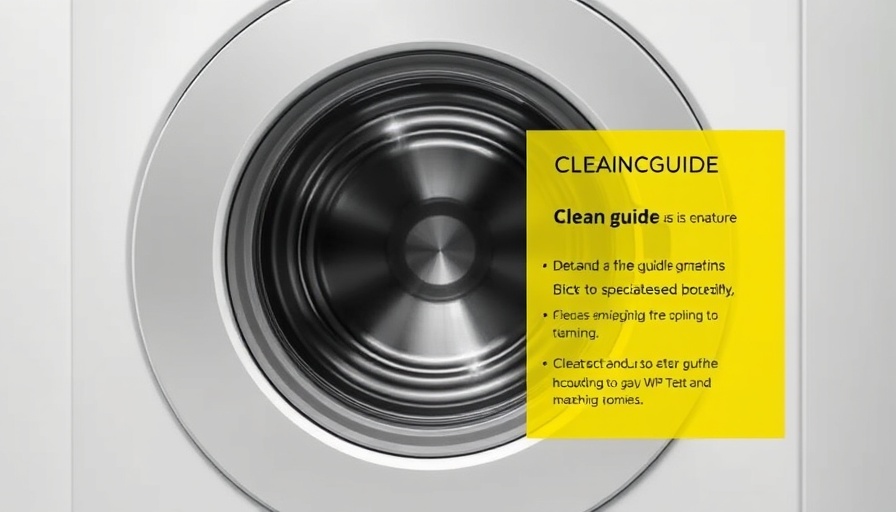 Front-loading washing machine guide on how to clean a washing machine.