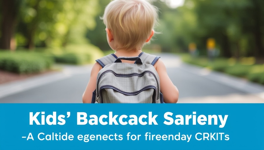 Kids' Backpack Safety — A Guide to Protect Your Child's Back