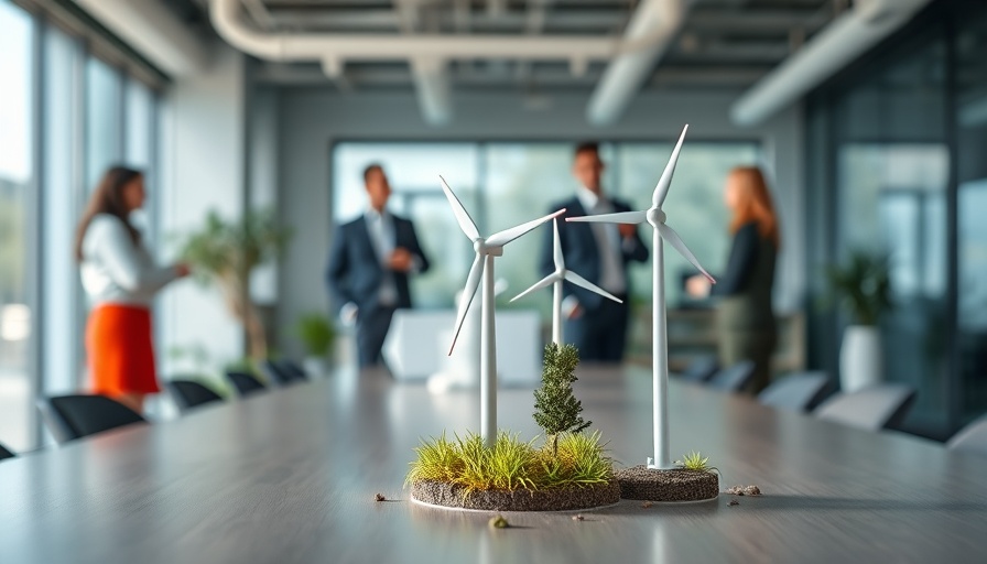 Business meeting on greenwashing decline and real sustainability practices.
