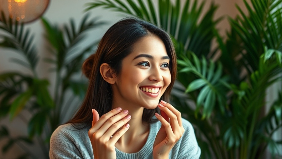 Serene woman applying moisturizer, seasonal skin care tips.