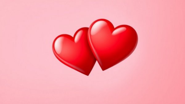 Red hearts symbolizing online booking experience upgrade.