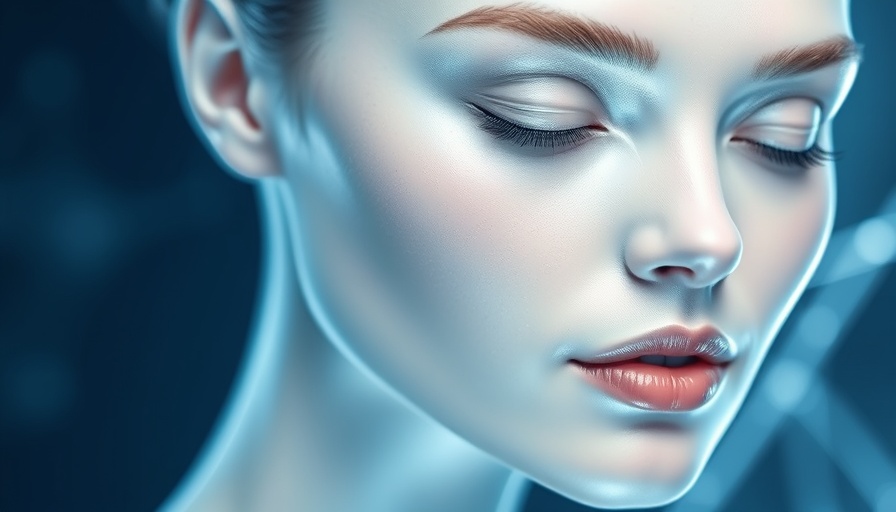 Abstract image of FAQs about Botox and fillers in a futuristic style.