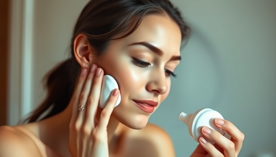 Radiant young woman applying moisturizer in soft light, best skincare treatment for your 20s.