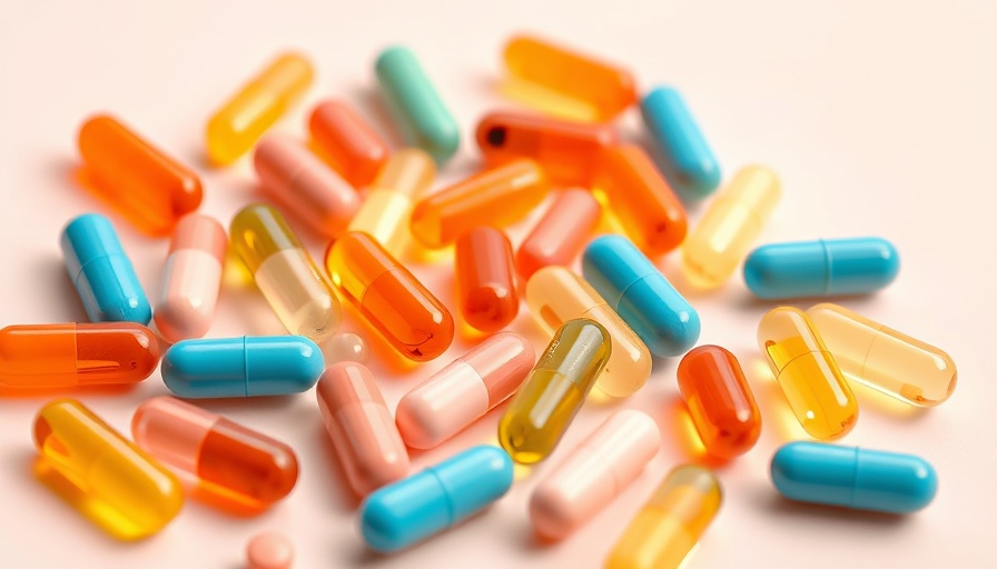 Probiotics and Weight Management: colorful probiotic supplements.