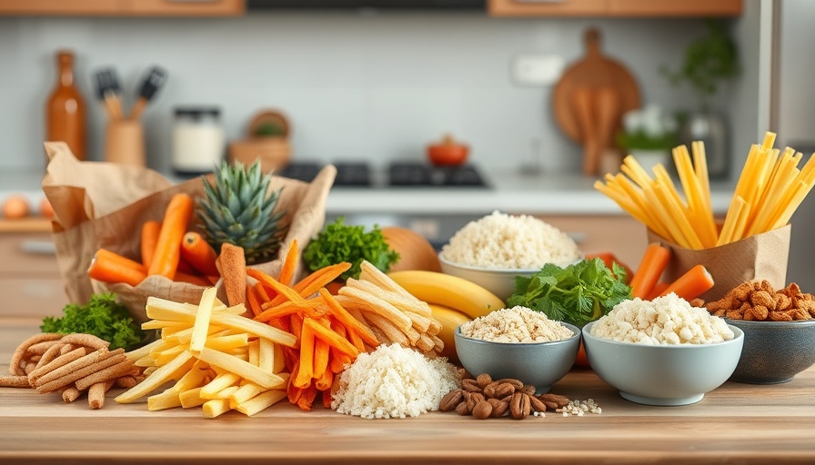 Diverse array of carbs on kitchen table, not all carbs are equal.