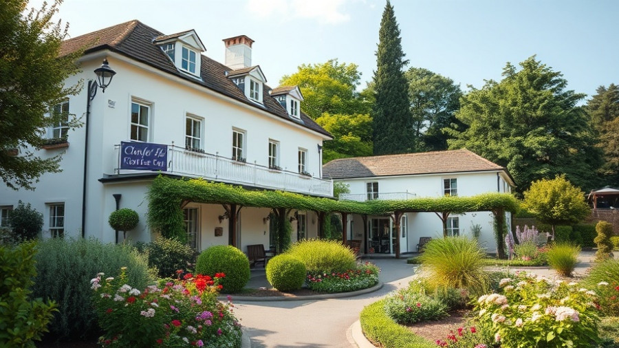 Charming hotel with gardens ideal for family travelling