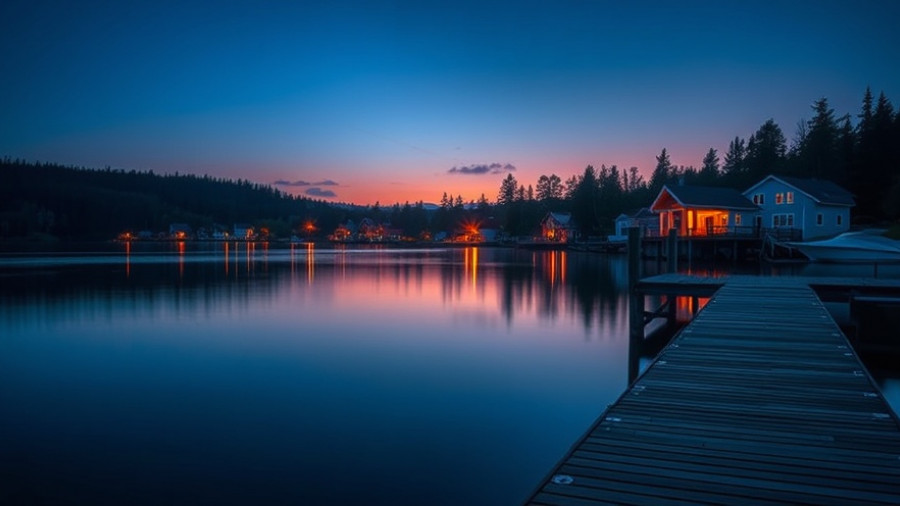 Serene twilight lakeside view for how to choose travel destination.