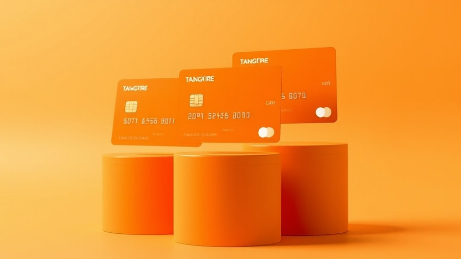 Tangerine credit card offers for families, vibrant card display.
